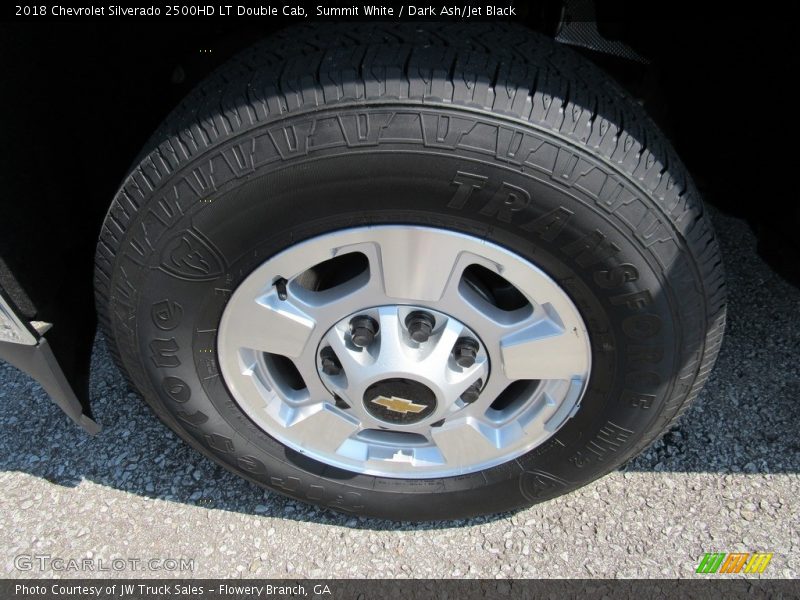 Summit White / Dark Ash/Jet Black 2018 Chevrolet Silverado 2500HD LT Double Cab