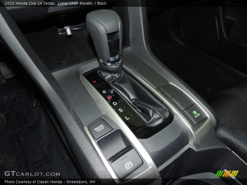 Lunar Silver Metallic / Black 2020 Honda Civic LX Sedan