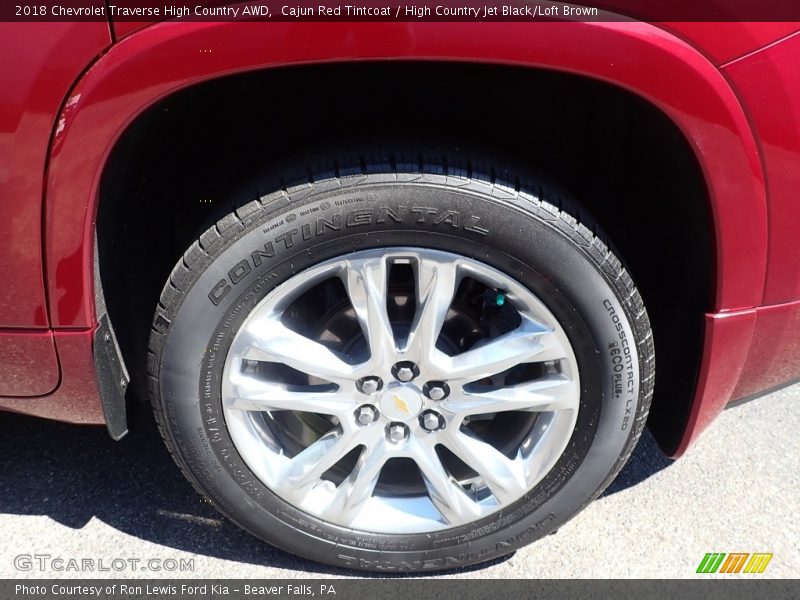 Cajun Red Tintcoat / High Country Jet Black/Loft Brown 2018 Chevrolet Traverse High Country AWD