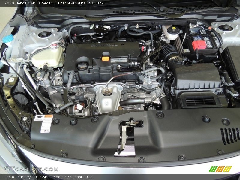 Lunar Silver Metallic / Black 2020 Honda Civic LX Sedan