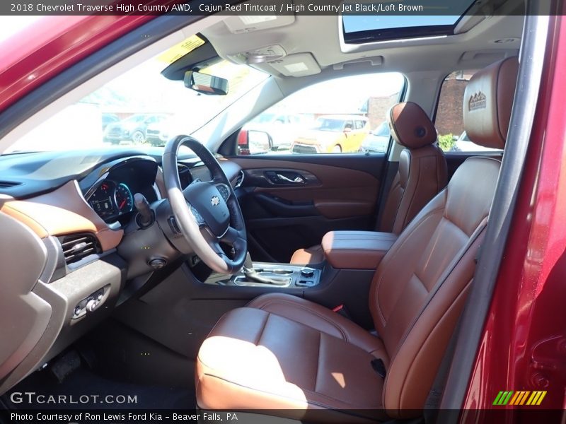Cajun Red Tintcoat / High Country Jet Black/Loft Brown 2018 Chevrolet Traverse High Country AWD