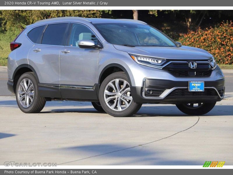 Lunar Silver Metallic / Gray 2020 Honda CR-V Touring AWD