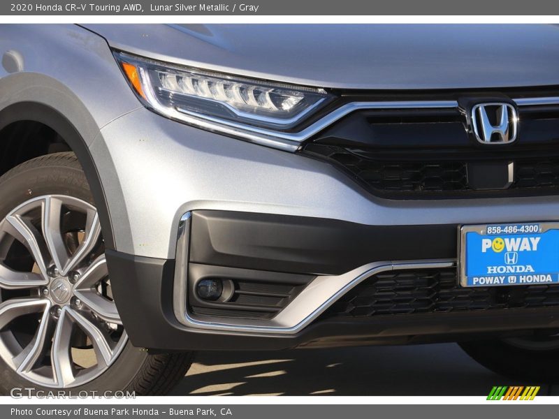 Lunar Silver Metallic / Gray 2020 Honda CR-V Touring AWD