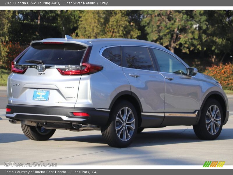 Lunar Silver Metallic / Gray 2020 Honda CR-V Touring AWD