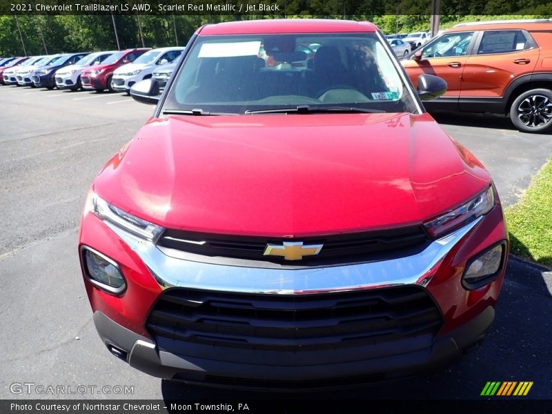 Scarlet Red Metallic / Jet Black 2021 Chevrolet TrailBlazer LS AWD