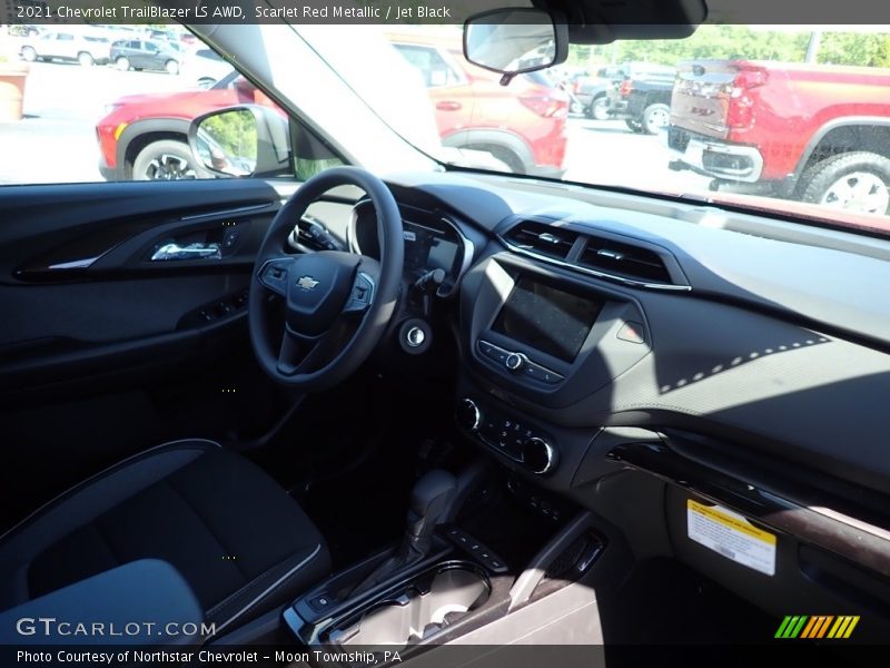 Scarlet Red Metallic / Jet Black 2021 Chevrolet TrailBlazer LS AWD