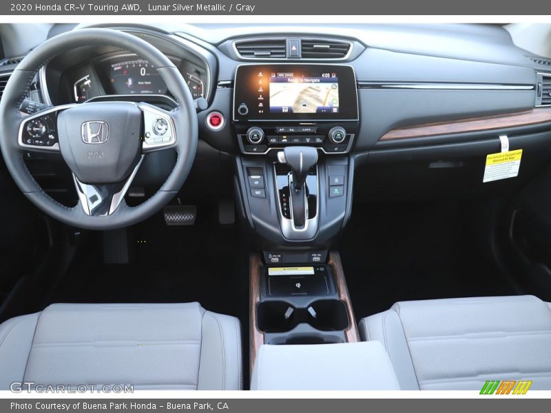 Lunar Silver Metallic / Gray 2020 Honda CR-V Touring AWD