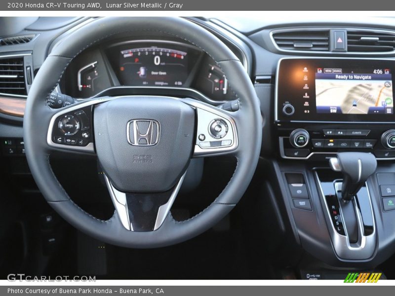 Lunar Silver Metallic / Gray 2020 Honda CR-V Touring AWD