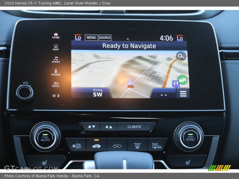 Lunar Silver Metallic / Gray 2020 Honda CR-V Touring AWD