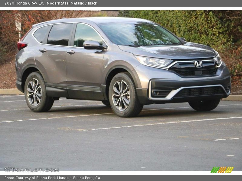 Modern Steel Metallic / Black 2020 Honda CR-V EX