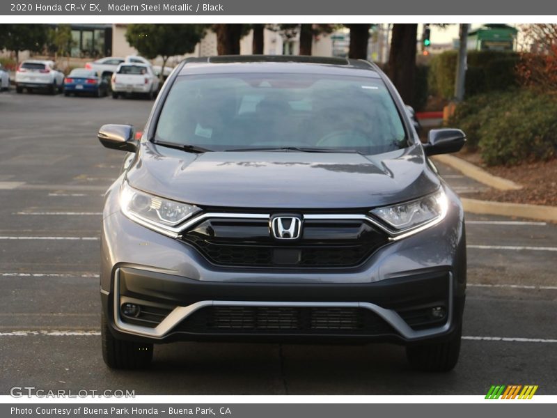 Modern Steel Metallic / Black 2020 Honda CR-V EX