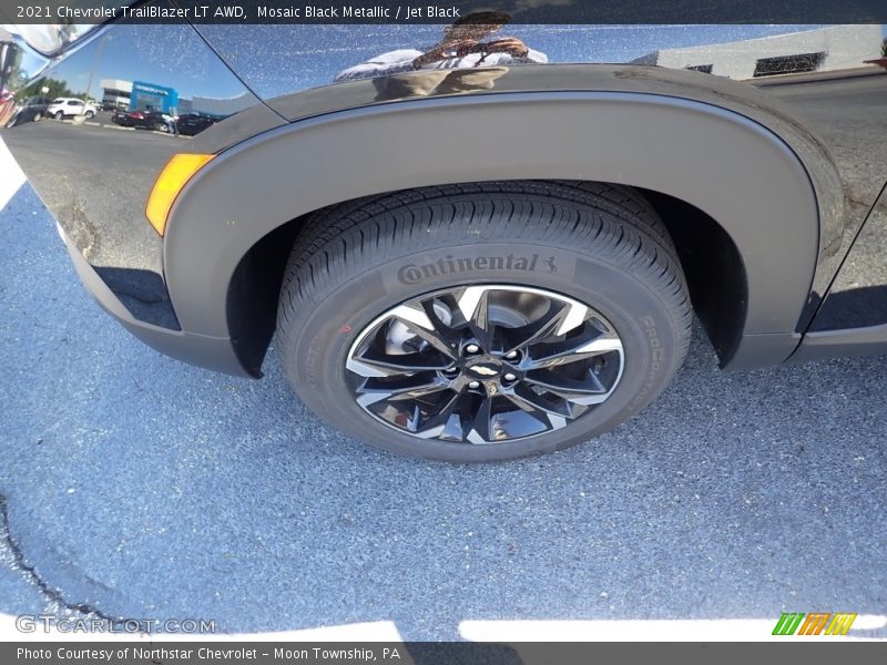 Mosaic Black Metallic / Jet Black 2021 Chevrolet TrailBlazer LT AWD