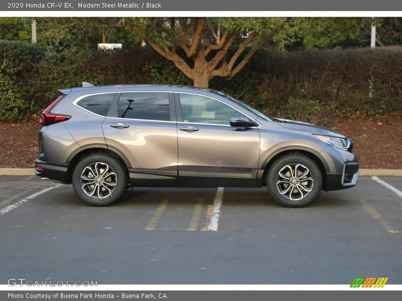 Modern Steel Metallic / Black 2020 Honda CR-V EX