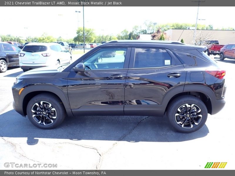 Mosaic Black Metallic / Jet Black 2021 Chevrolet TrailBlazer LT AWD