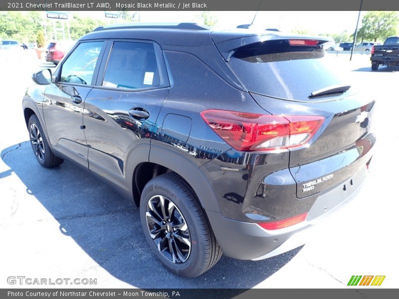 Mosaic Black Metallic / Jet Black 2021 Chevrolet TrailBlazer LT AWD