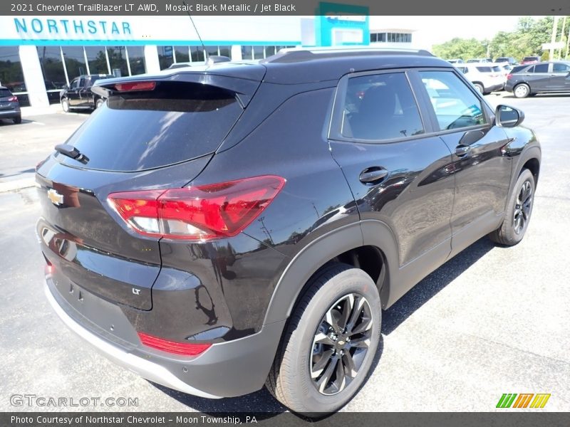 Mosaic Black Metallic / Jet Black 2021 Chevrolet TrailBlazer LT AWD