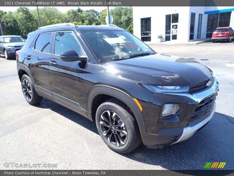 Mosaic Black Metallic / Jet Black 2021 Chevrolet TrailBlazer LT AWD