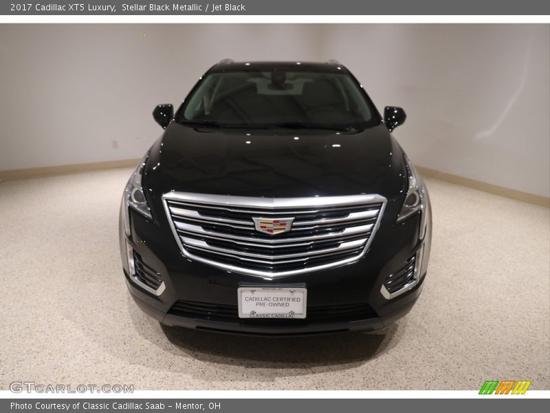 Stellar Black Metallic / Jet Black 2017 Cadillac XT5 Luxury