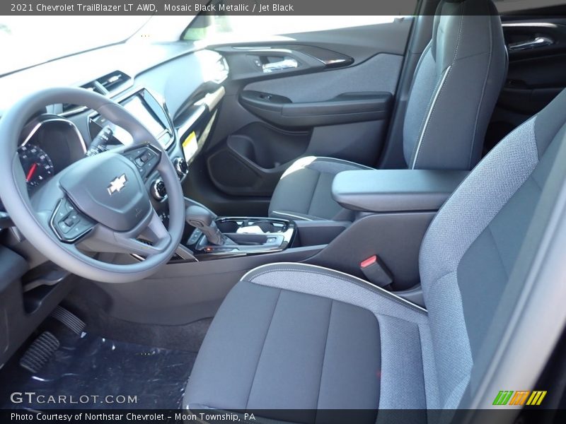 Mosaic Black Metallic / Jet Black 2021 Chevrolet TrailBlazer LT AWD