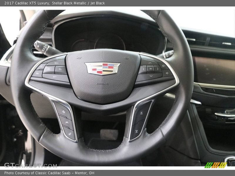 Stellar Black Metallic / Jet Black 2017 Cadillac XT5 Luxury