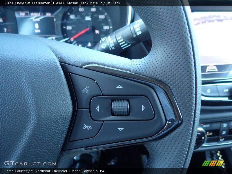 Mosaic Black Metallic / Jet Black 2021 Chevrolet TrailBlazer LT AWD