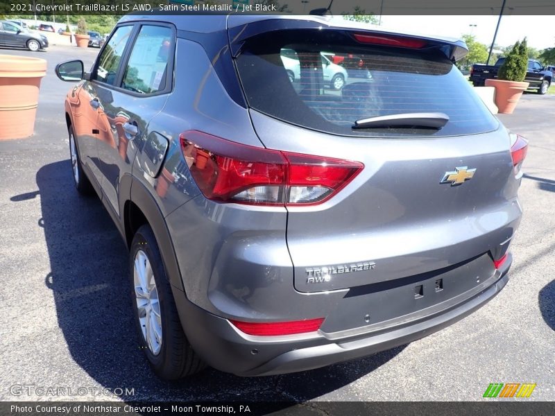 Satin Steel Metallic / Jet Black 2021 Chevrolet TrailBlazer LS AWD
