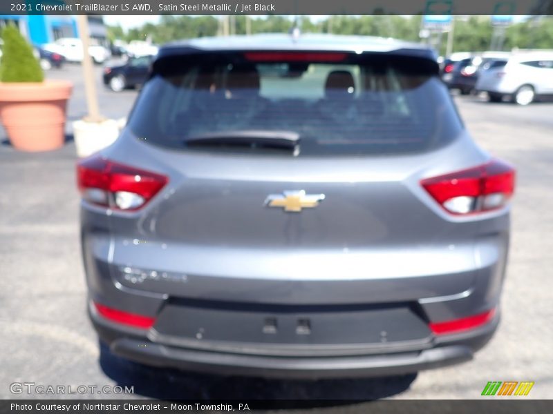 Satin Steel Metallic / Jet Black 2021 Chevrolet TrailBlazer LS AWD