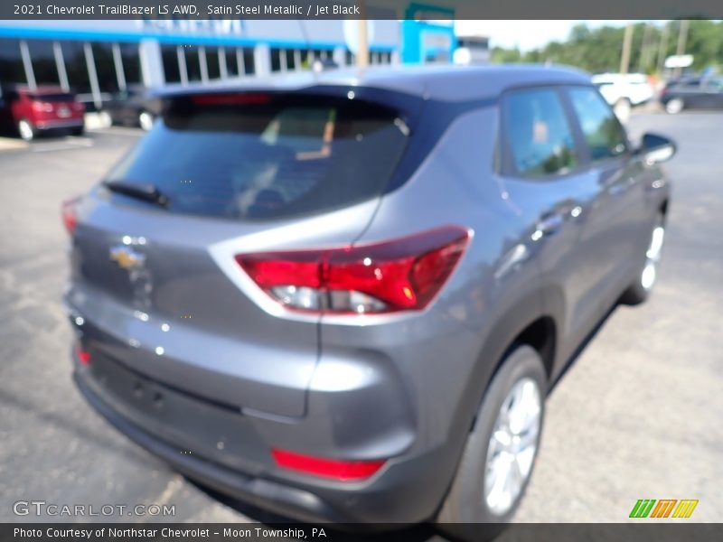Satin Steel Metallic / Jet Black 2021 Chevrolet TrailBlazer LS AWD