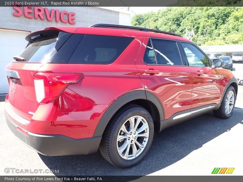 Rapid Red Metallic / Ebony 2020 Ford Explorer XLT