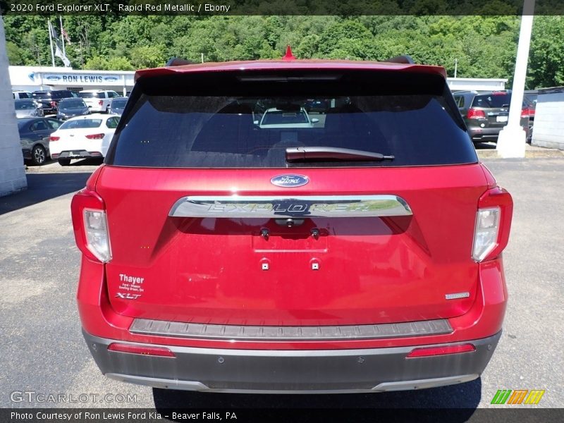 Rapid Red Metallic / Ebony 2020 Ford Explorer XLT