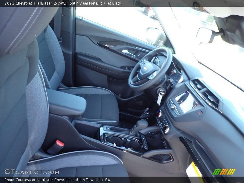 Satin Steel Metallic / Jet Black 2021 Chevrolet TrailBlazer LS AWD