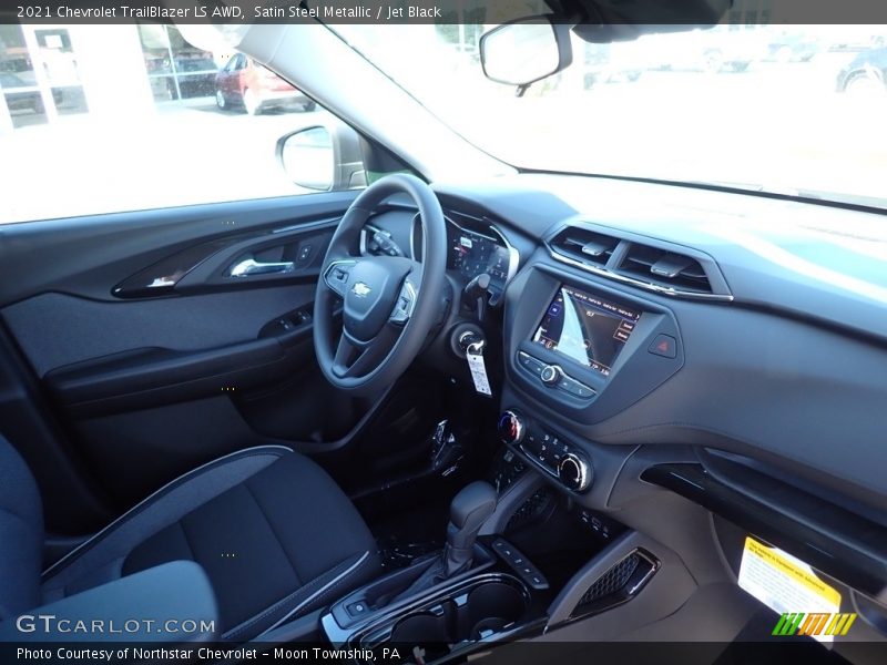 Satin Steel Metallic / Jet Black 2021 Chevrolet TrailBlazer LS AWD
