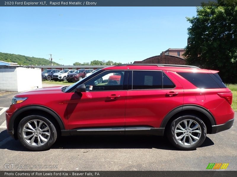 Rapid Red Metallic / Ebony 2020 Ford Explorer XLT
