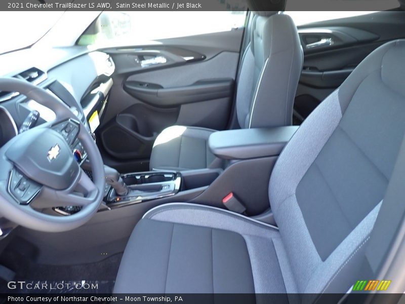 Satin Steel Metallic / Jet Black 2021 Chevrolet TrailBlazer LS AWD