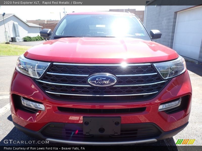 Rapid Red Metallic / Ebony 2020 Ford Explorer XLT