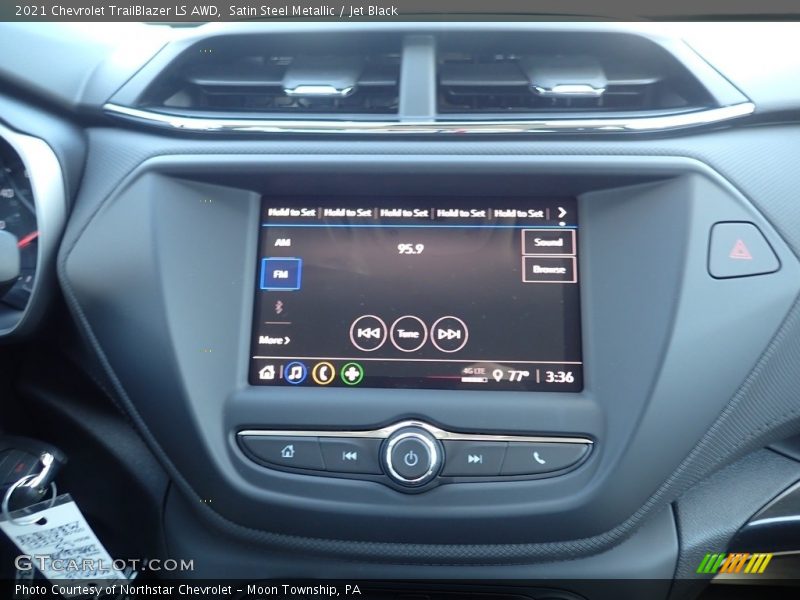 Satin Steel Metallic / Jet Black 2021 Chevrolet TrailBlazer LS AWD