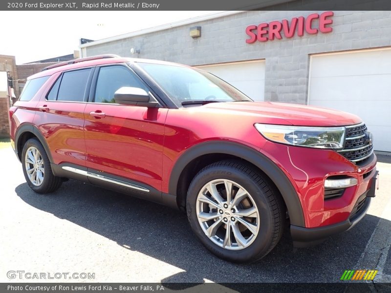 Rapid Red Metallic / Ebony 2020 Ford Explorer XLT
