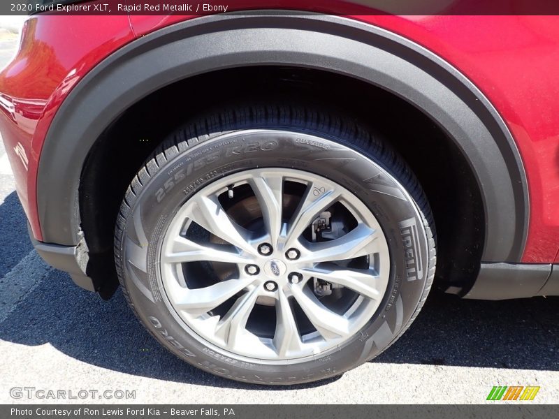 Rapid Red Metallic / Ebony 2020 Ford Explorer XLT