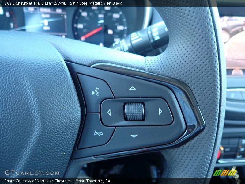 Satin Steel Metallic / Jet Black 2021 Chevrolet TrailBlazer LS AWD