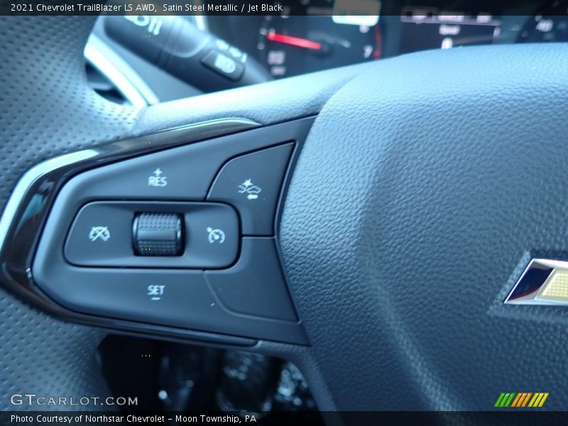 Satin Steel Metallic / Jet Black 2021 Chevrolet TrailBlazer LS AWD