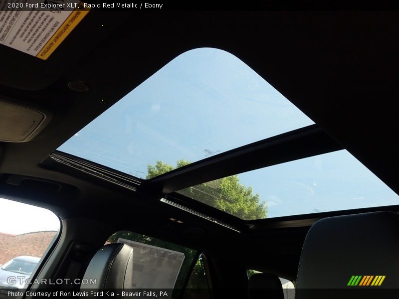 Rapid Red Metallic / Ebony 2020 Ford Explorer XLT