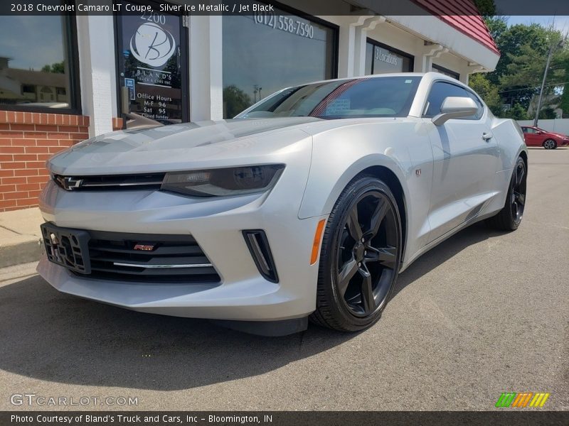 Silver Ice Metallic / Jet Black 2018 Chevrolet Camaro LT Coupe