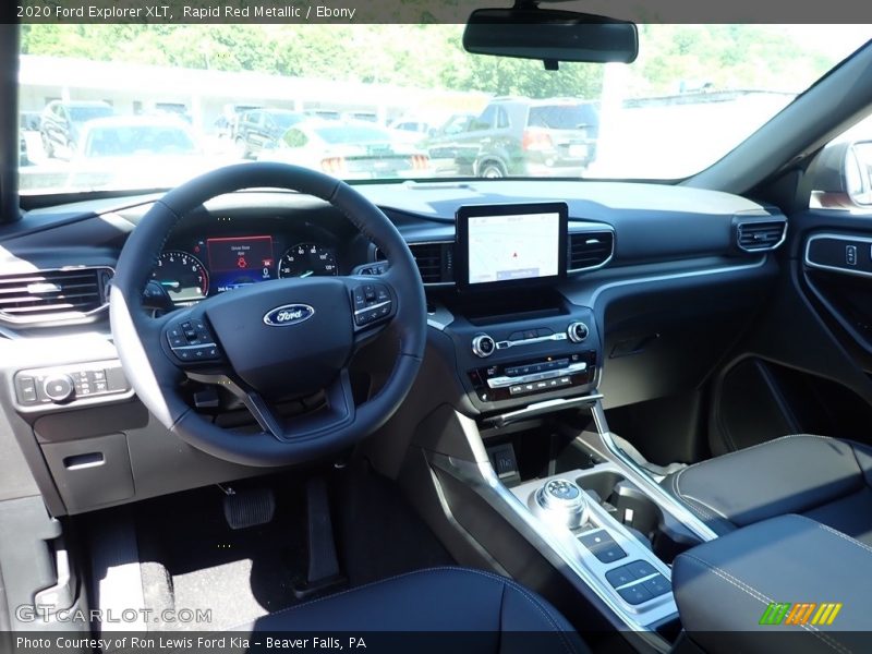 Rapid Red Metallic / Ebony 2020 Ford Explorer XLT