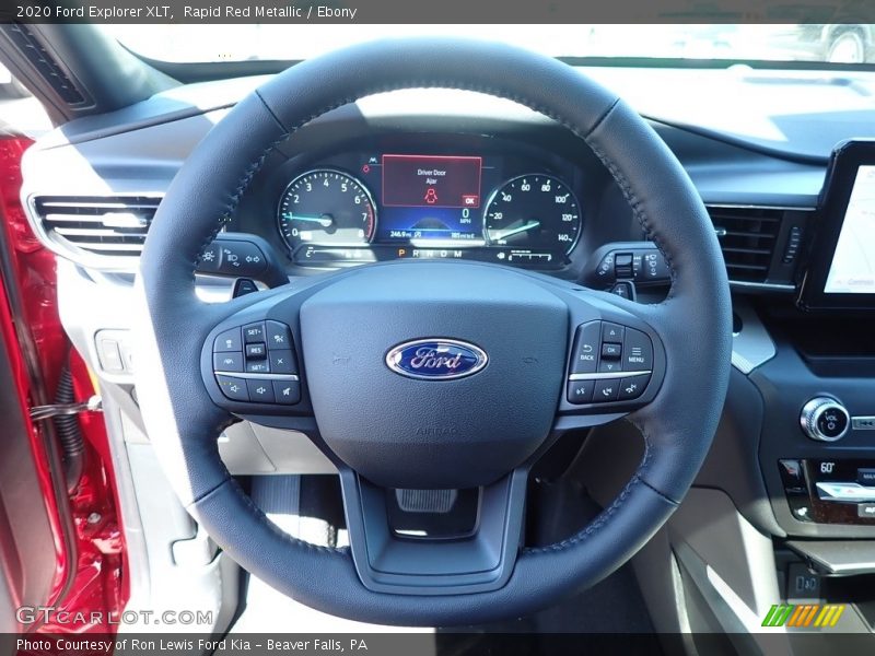 Rapid Red Metallic / Ebony 2020 Ford Explorer XLT