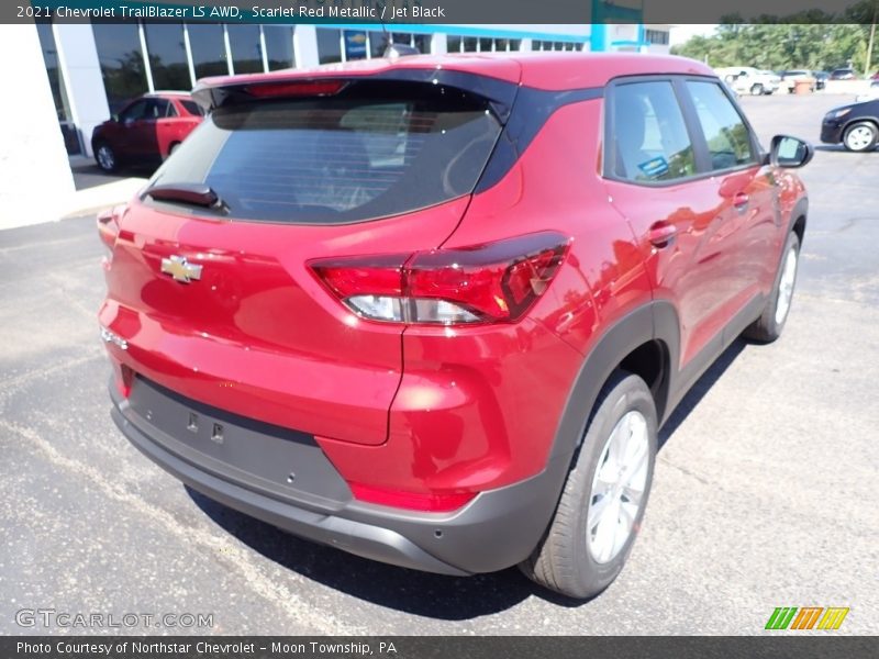 Scarlet Red Metallic / Jet Black 2021 Chevrolet TrailBlazer LS AWD
