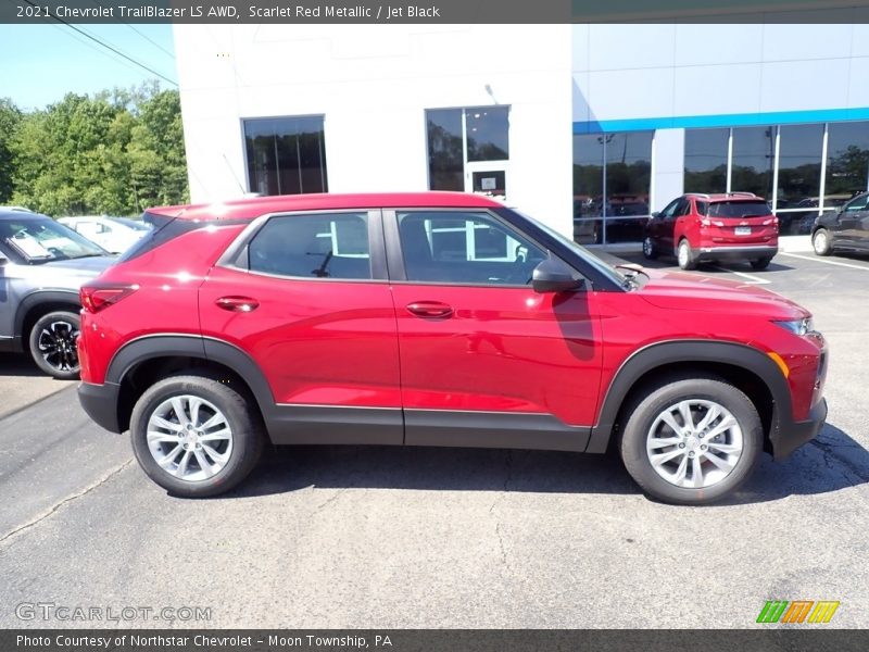 Scarlet Red Metallic / Jet Black 2021 Chevrolet TrailBlazer LS AWD