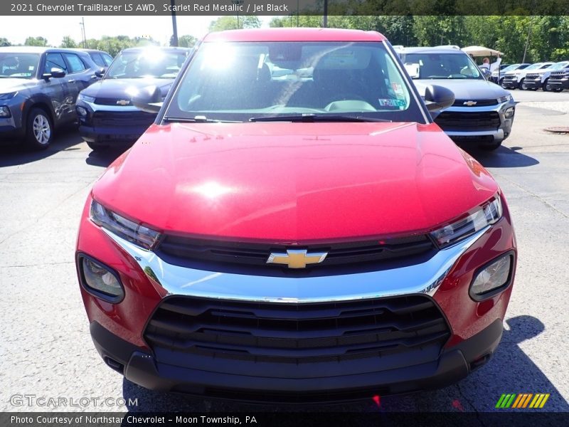 Scarlet Red Metallic / Jet Black 2021 Chevrolet TrailBlazer LS AWD