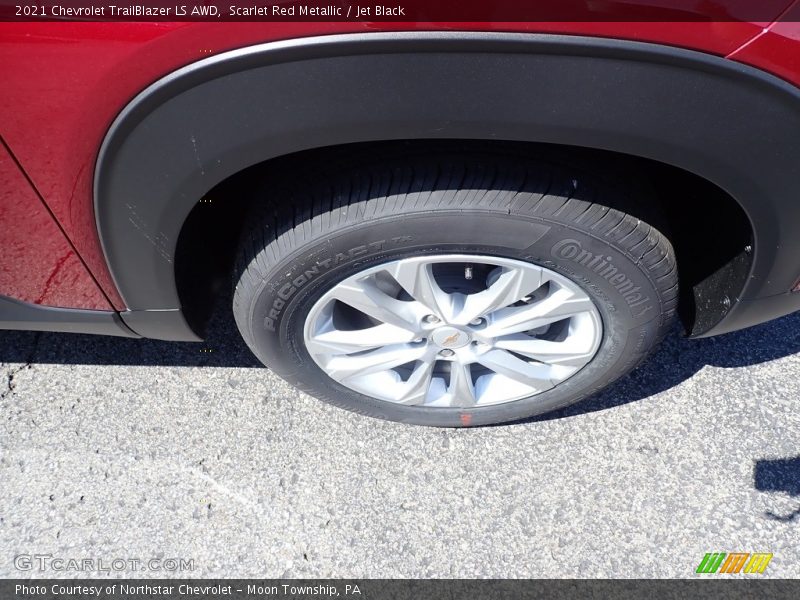 Scarlet Red Metallic / Jet Black 2021 Chevrolet TrailBlazer LS AWD