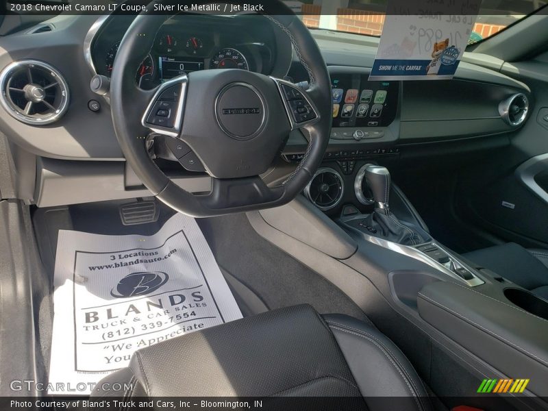 Silver Ice Metallic / Jet Black 2018 Chevrolet Camaro LT Coupe
