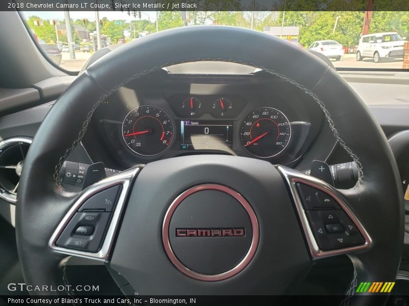 Silver Ice Metallic / Jet Black 2018 Chevrolet Camaro LT Coupe